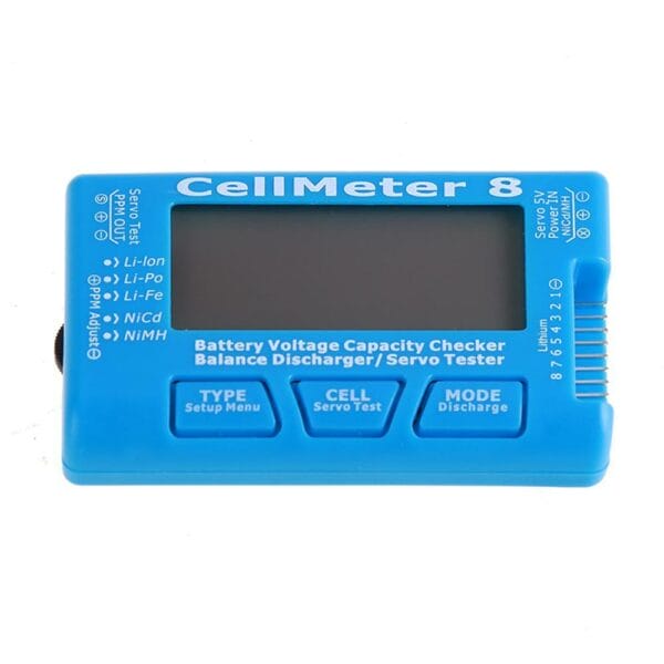 Plexa CellMeter 8  Multifunctional Digital Battery Checker 2-8S