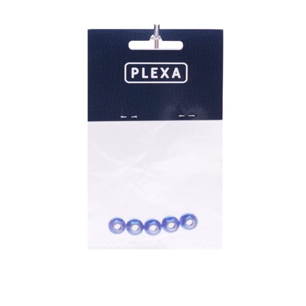 Plexa Low Profile M5 Shaft Aluminum Nylon Self-Lock Nuts (5 pack) - Image 2