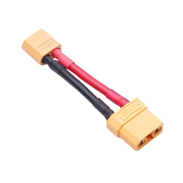 Plexa XT60 Male to XT90 Female 5cm 12AWG Cable