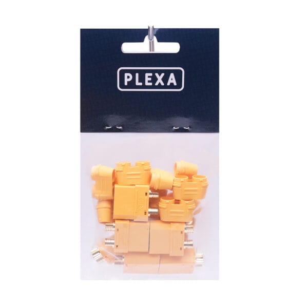 Plexa XT90 Female and Male Connectors with Sheath (pack of 10) - Image 2