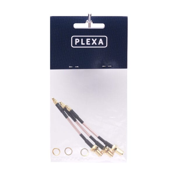 Plexa SMA Female to MMCX Straight Connector 60mm (3 pack) - Image 2