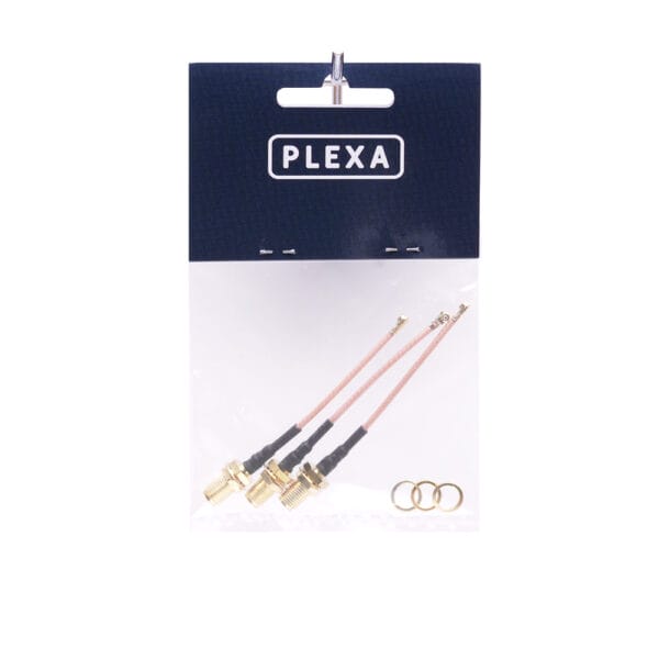 Plexa SMA Female to uFL Connector 60mm (3 pack) - Image 2