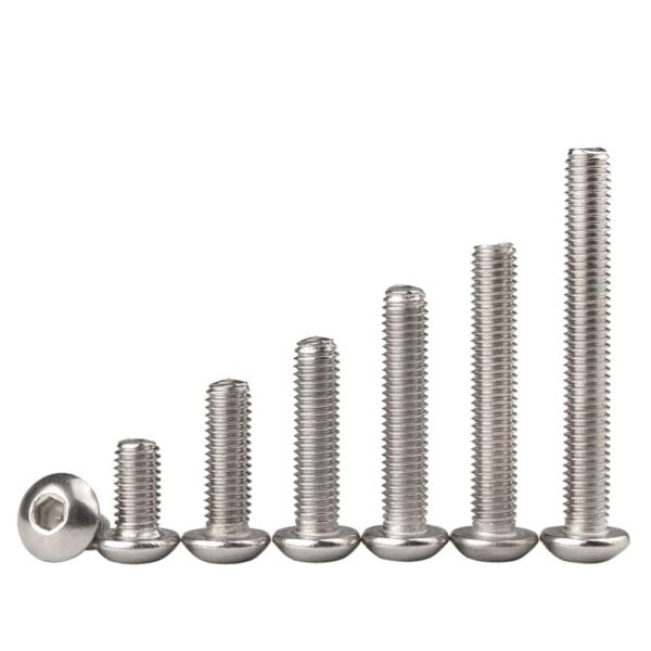 Plexa Stainless Steel Hex Button Head Bolts M2.5 (10 pack)