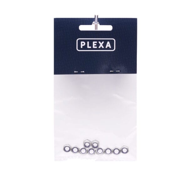 Plexa Stainless Steel Self Lock Nuts M3 (10 pack) - Image 2