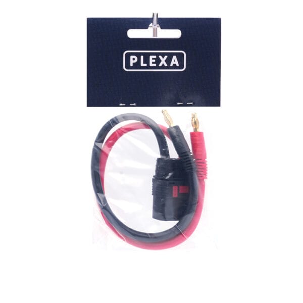 Plexa QS8 Male to 4mm Bullet Banana Plug Cable Lead 10AWG 20cm - Image 2