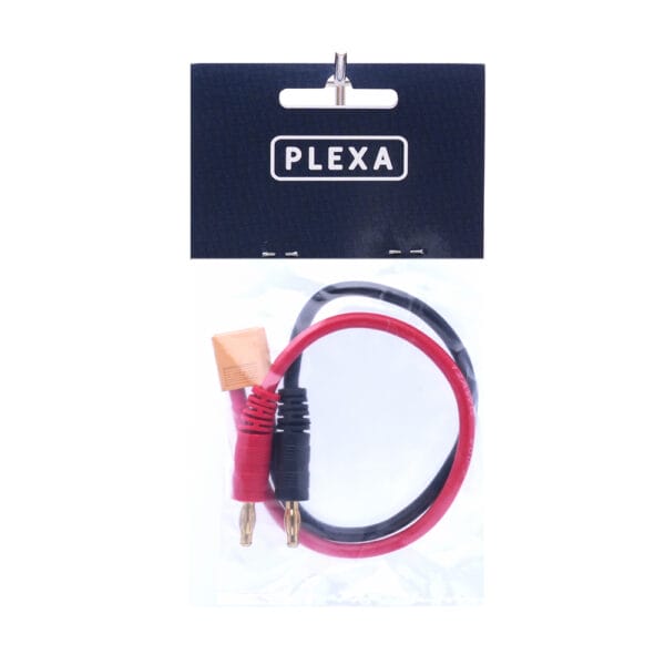 Plexa XT60 Male to 4mm Banana Plugs 12AWG 20cm - Image 2