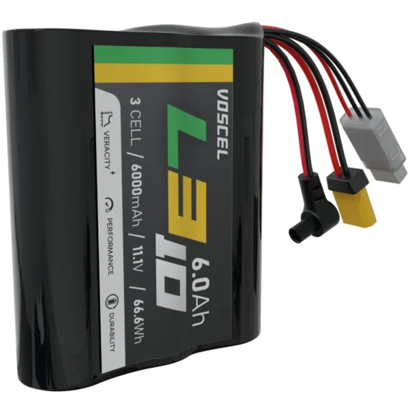 Voscel L310 6000mAh 3S 10C 11.1V 66.6Wh Battery DC5.0 with XT30